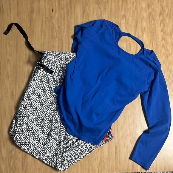 PJ set Petite Medium Blue Summer/Spring Set with Pockets - Picture 1 of 3